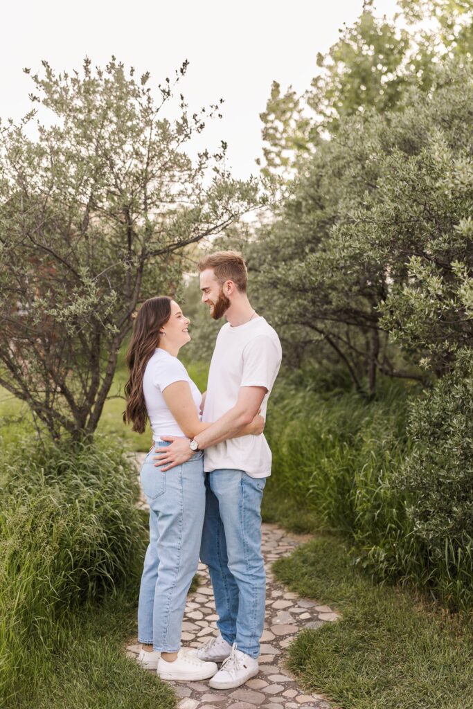 Coutts Centre engagement photos with couple by Brittany Anne Photography