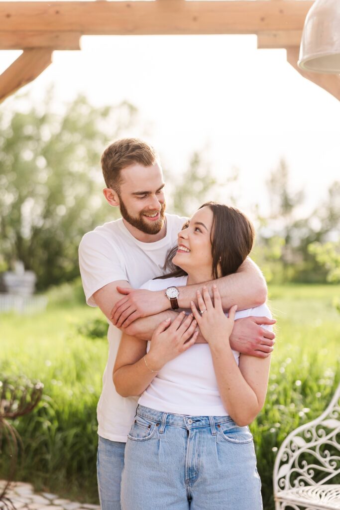 Coutts Centre engagement photos with couple by Brittany Anne Photography