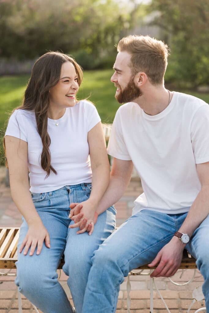 Coutts Centre engagement photos with couple by Brittany Anne Photography