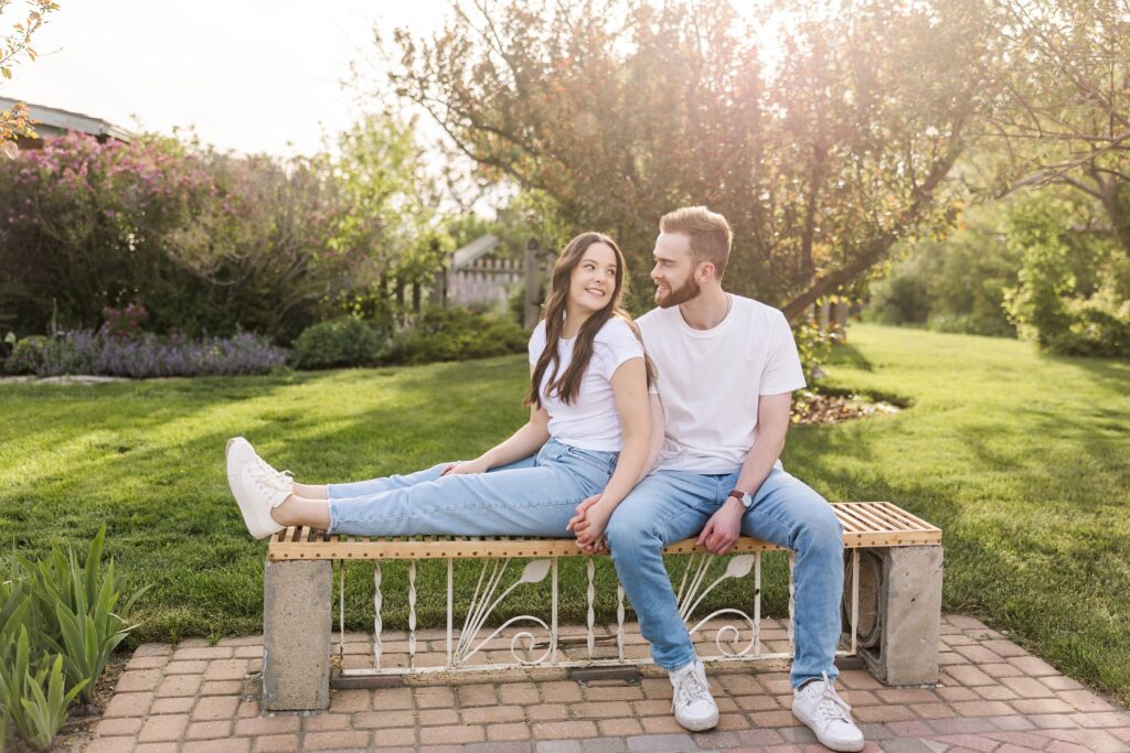 Coutts Centre engagement photos with couple by Brittany Anne Photography