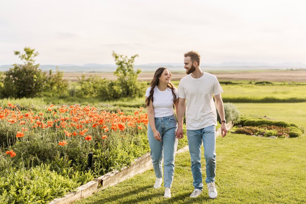 Coutts Centre engagement photos with couple by Brittany Anne Photography