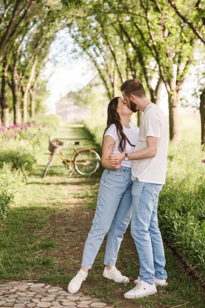 Coutts Centre engagement photos with couple by Brittany Anne Photography