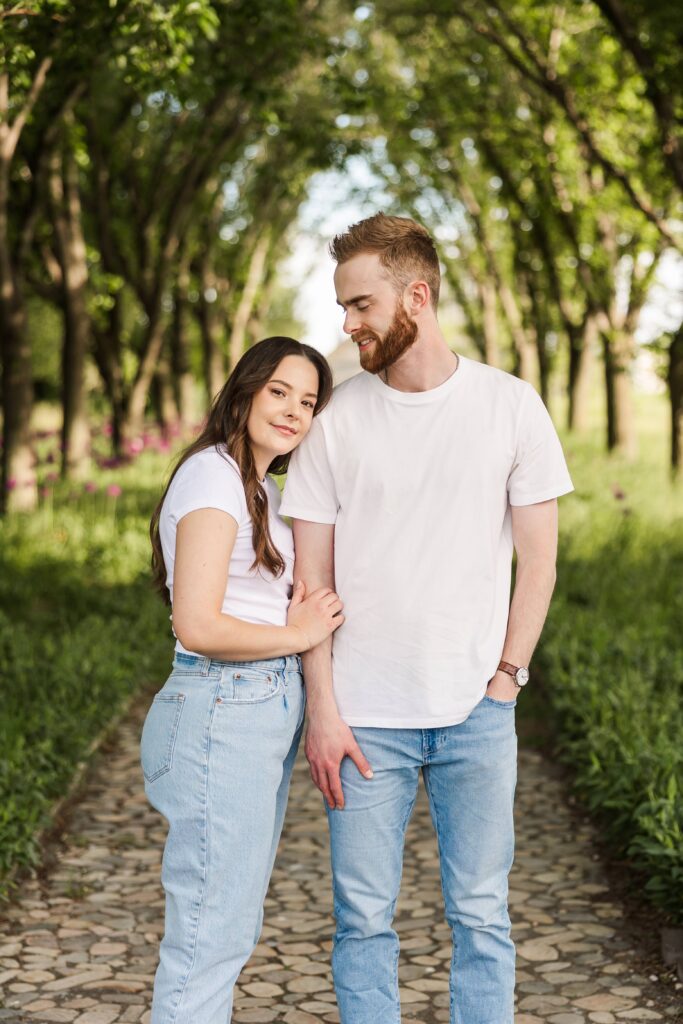 Coutts Centre engagement photos with couple by Brittany Anne Photography