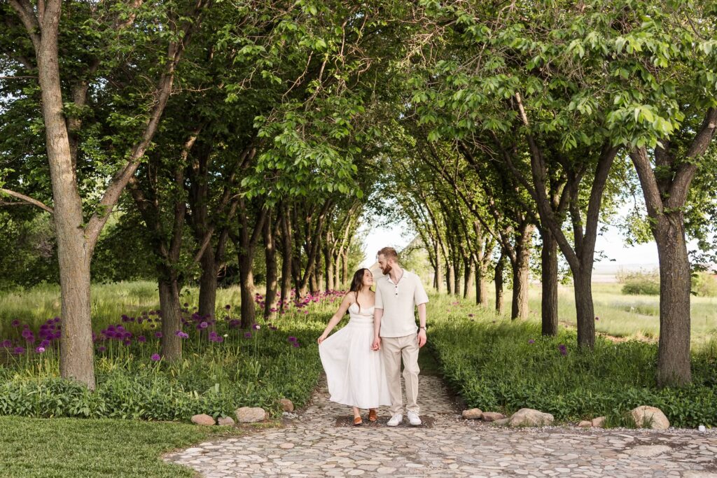 Coutts Centre engagement photos with couple by Brittany Anne Photography