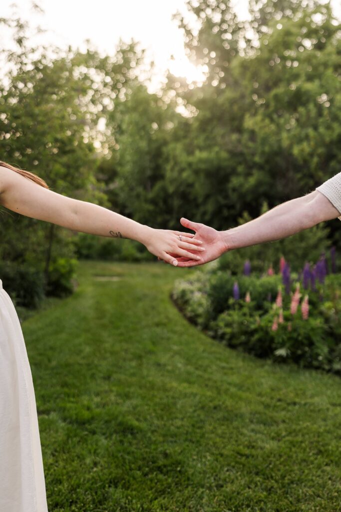 Coutts Centre engagement photos with couple by Brittany Anne Photography