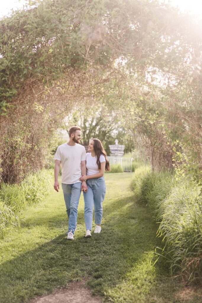 Coutts Centre engagement photos with couple by Brittany Anne Photography