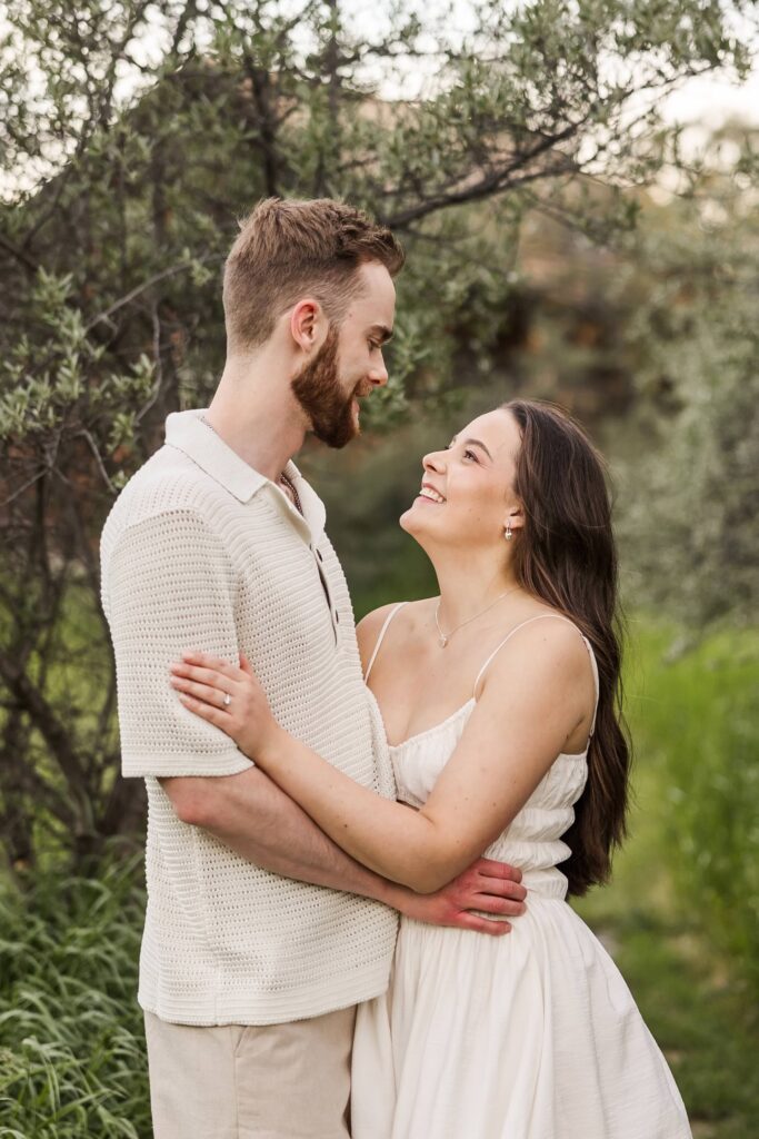 Coutts Centre engagement photos with couple by Brittany Anne Photography