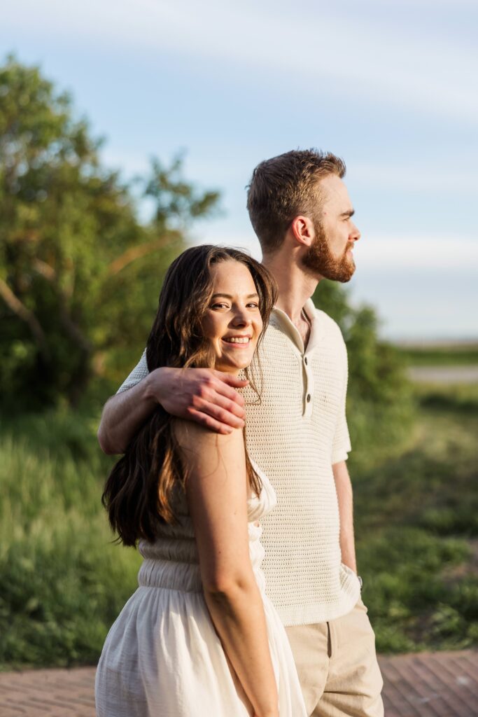 Coutts Centre engagement photos with couple by Brittany Anne Photography